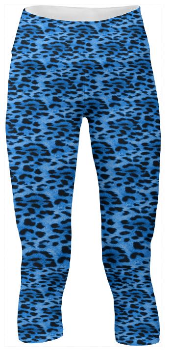 Cool Blue Leopard