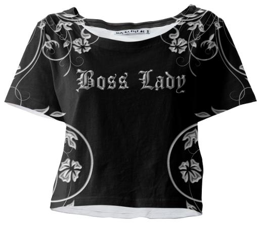 Boss Lady Silver and Black