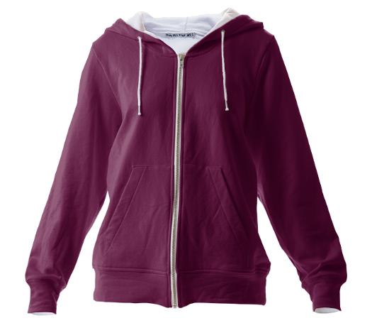 brandless magneta zip up