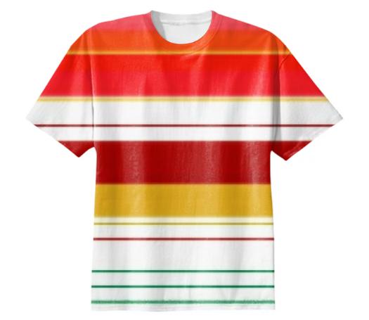 Designer Stripe T shirt