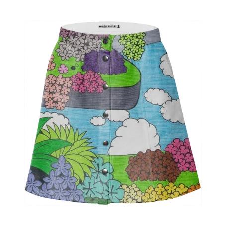 Above the Sky Mini Skirt