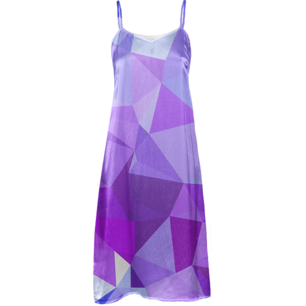 polygonal purple and blue