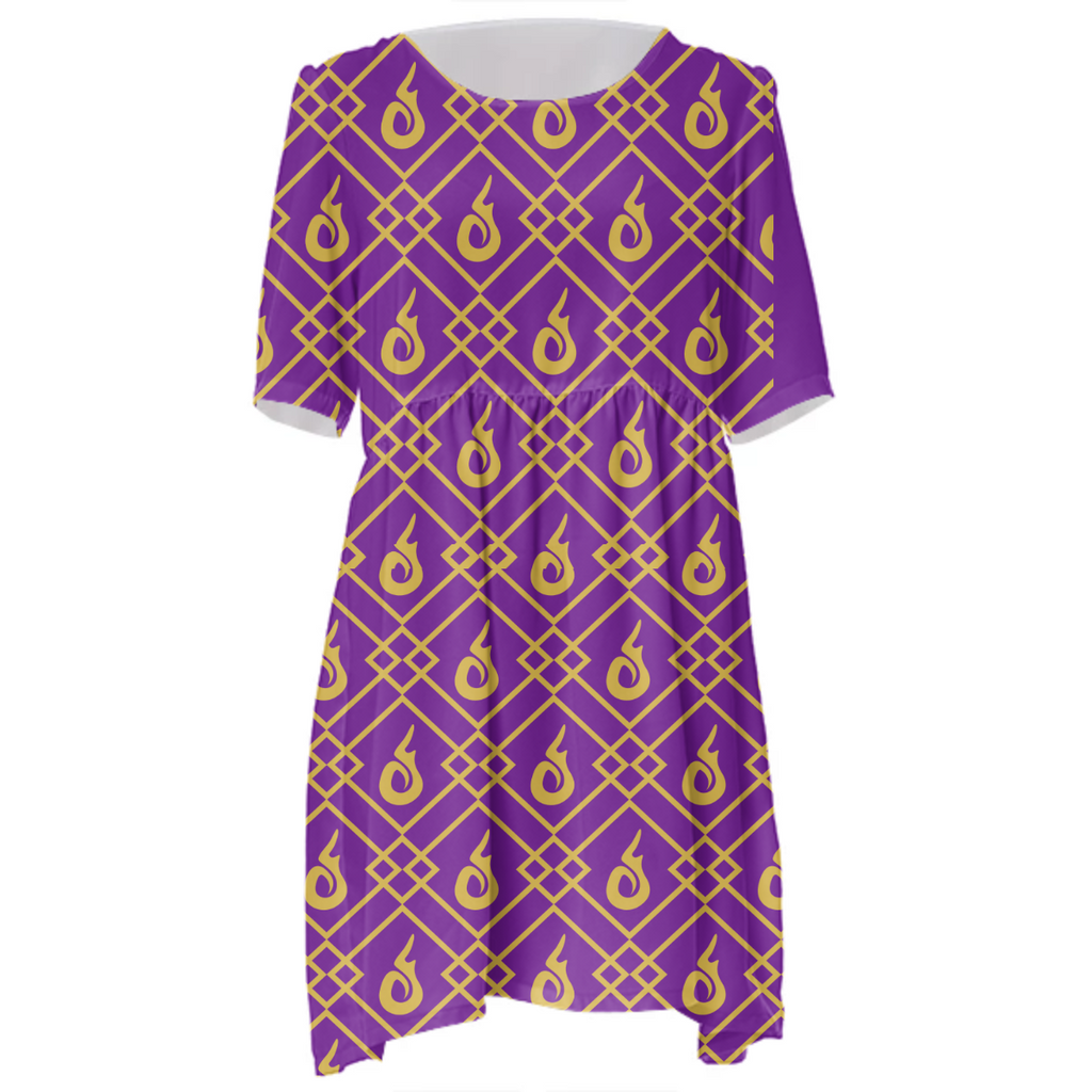 curated flame dress