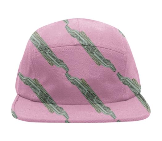 Green Bridge Pink Contrast Baseball Hat