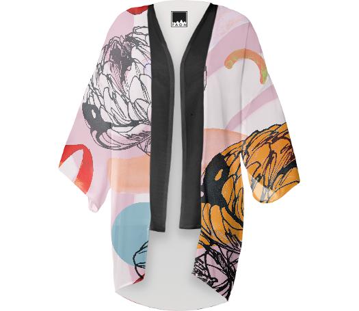 Spring garden kimono