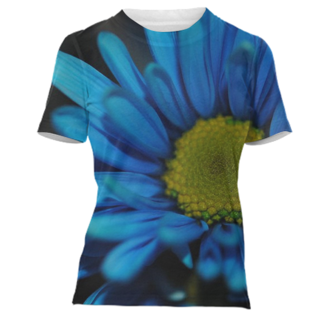 Blue Daisy Babydoll T-Shirt