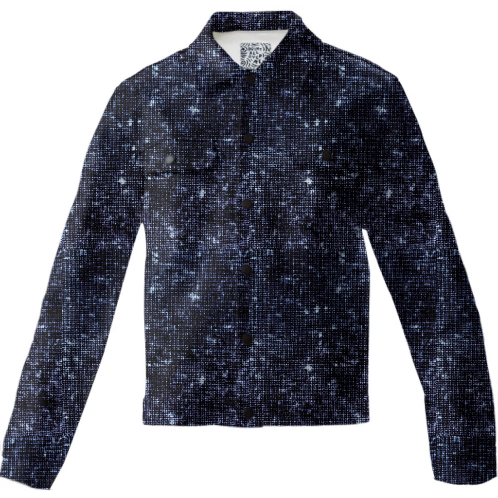Glitter Blue Print