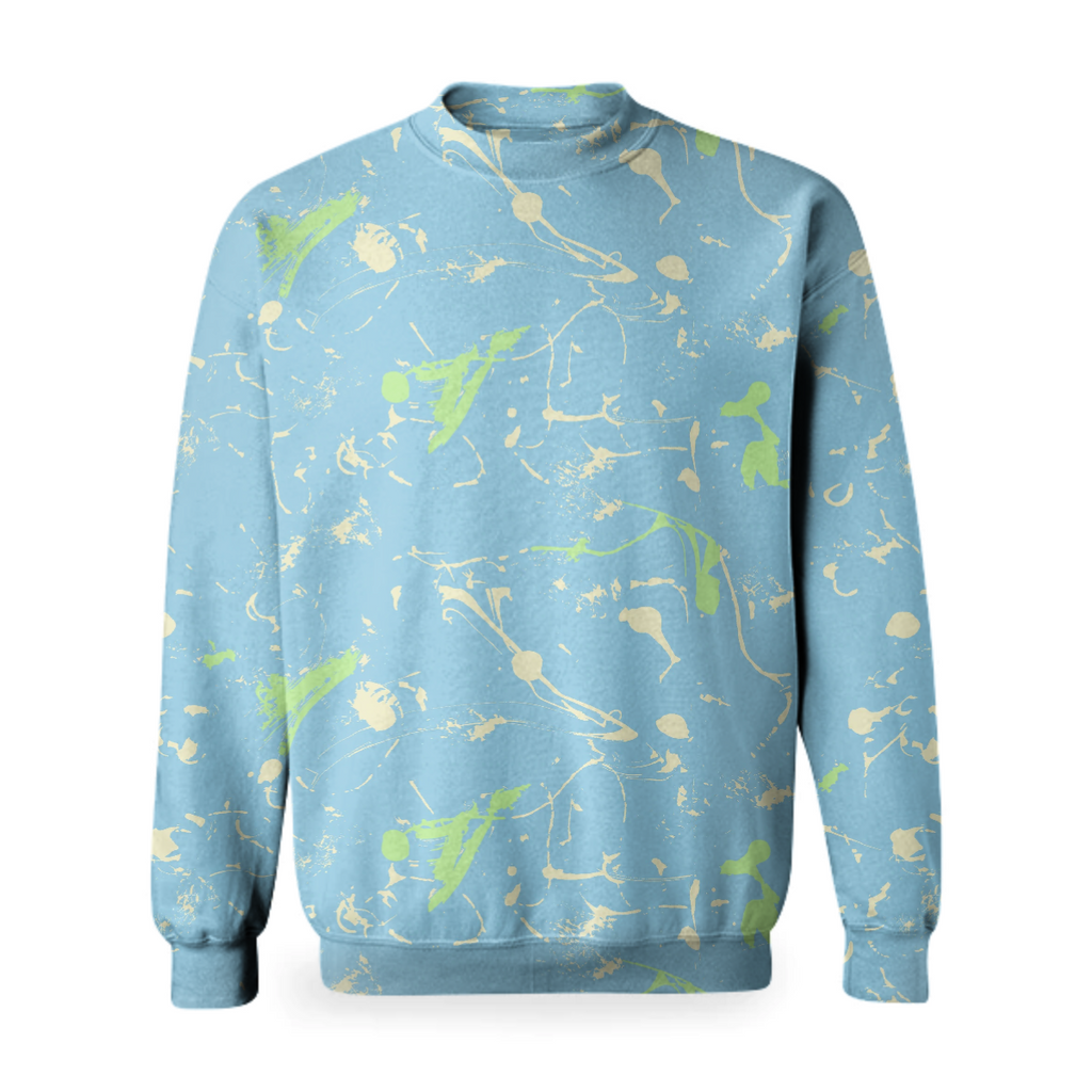 Retro sweater (blue green)