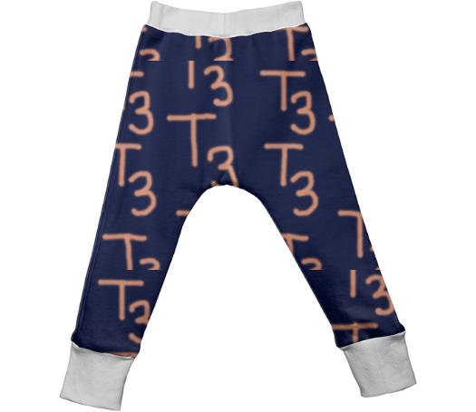 T3 NAVY PINK PANT