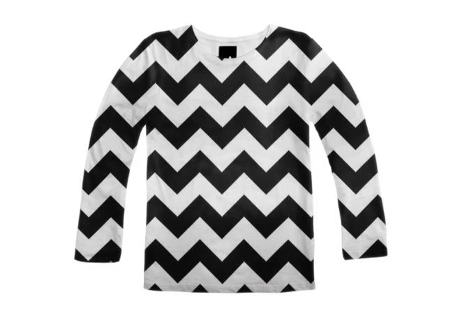Black and White Chevron