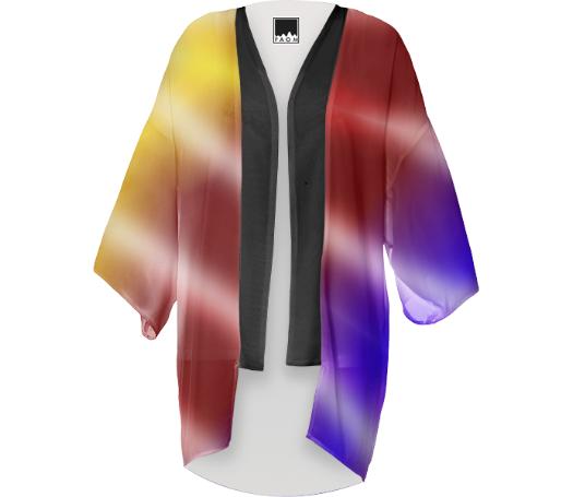 Oversize Tie Dye Kimono