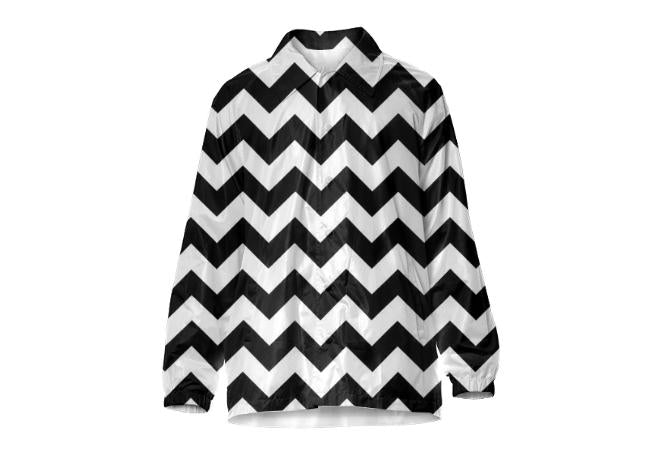 Black and White Chevron