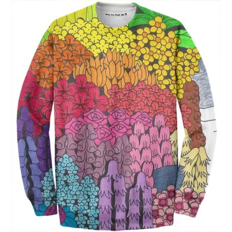 Juxtaposition Study Cotton Sweatshirt