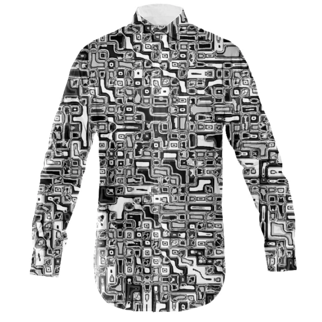 squared white black