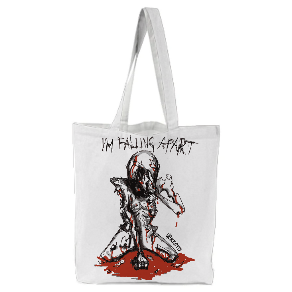 Im falling apart depression sad emotional mental health tote bag