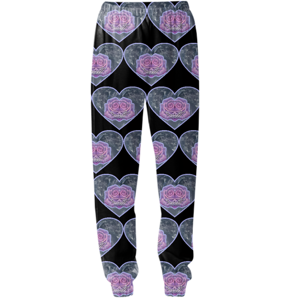 “Alien Heart” logo pants *Flat Black