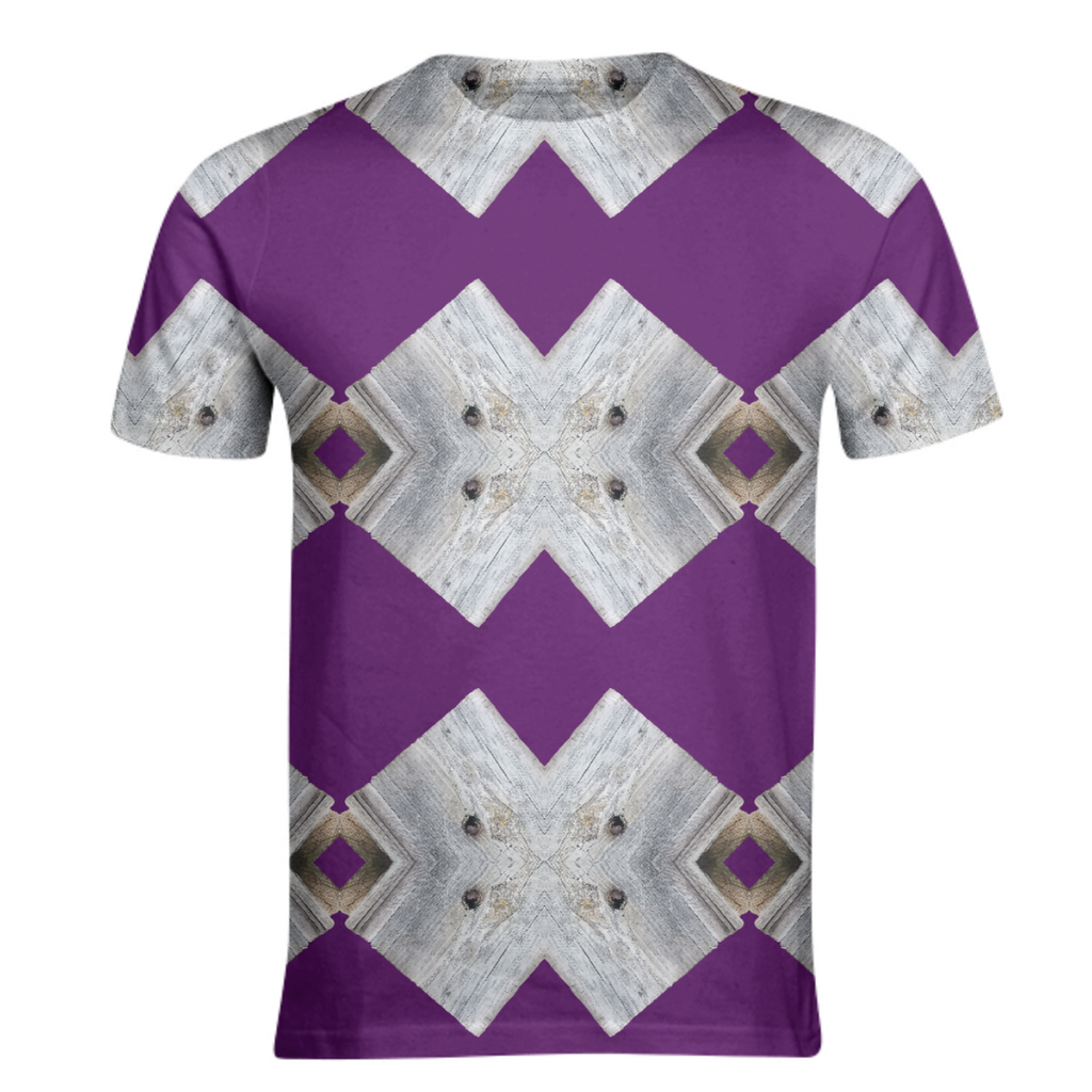 Purple Gray Brown Geometric