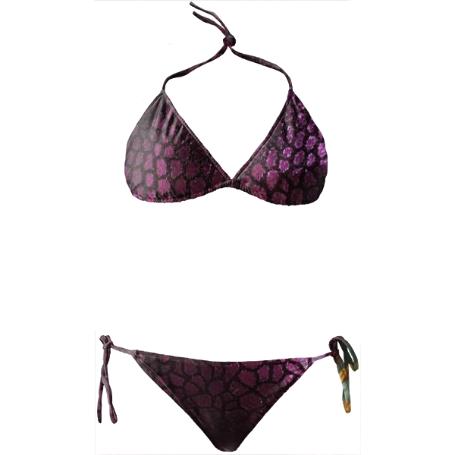 Purple Scales Bikini Swimsuit