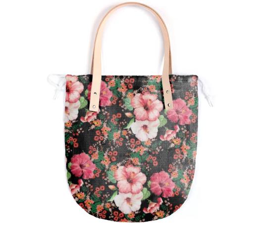 Floral Pattern Summer Tote