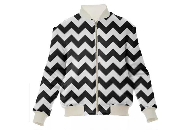 Black and White Chevron