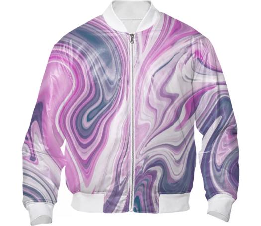 Marble Bomber Jacket BOM0015