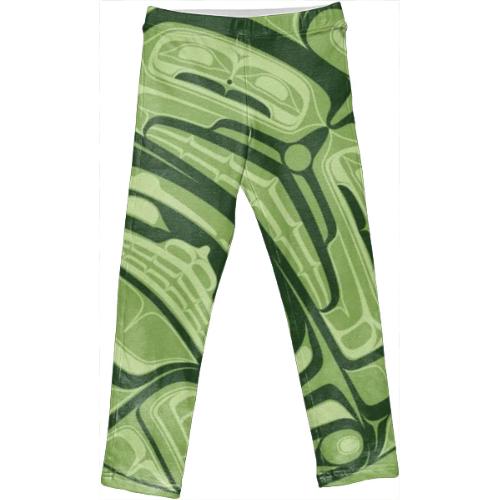 Green tootah leggings