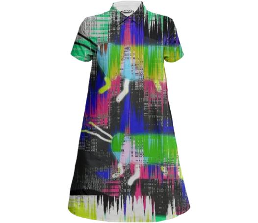 Grasshopper pink in Black