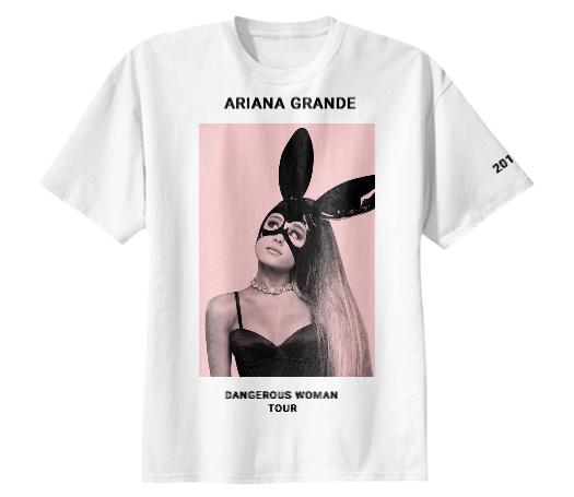ARIANA GRANDE DANGEROUS WOMAN TOUR SHIRT