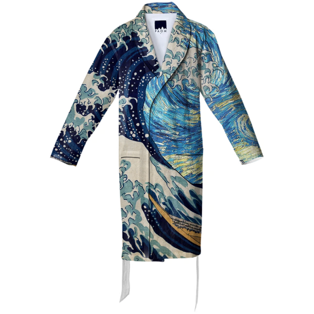 Van Gogh x Great Wave Robe