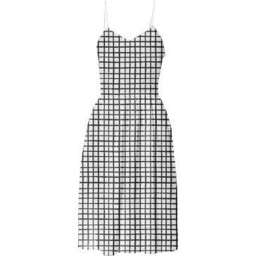 Party Dress Painted Grid