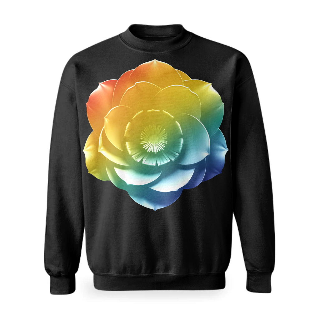 Rainbow gradient flower