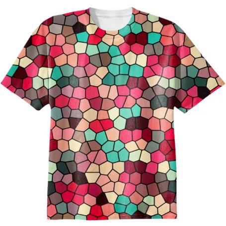 Colorful Stained Glass tee