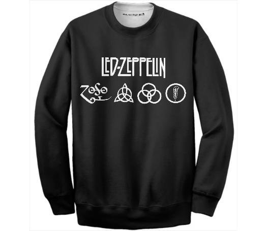 Led Zeppelin Cotton Sweat Shirt