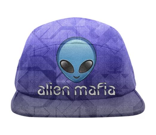 Blue Alien Mafia Hat
