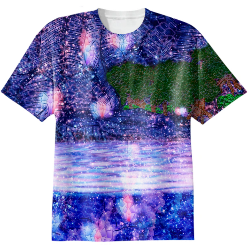 Glowing Crystal Cave