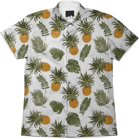 Pattern leaf pineapples