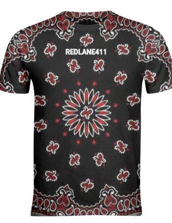 REDLANE411 Bandana print Tshirt