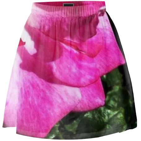 Magenta Flower Skirt