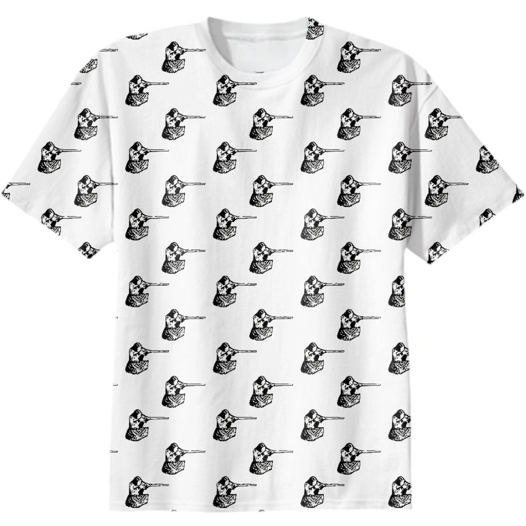 Dene woman shooting t shirt