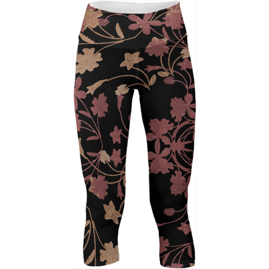 Dark Floral Ornate Print