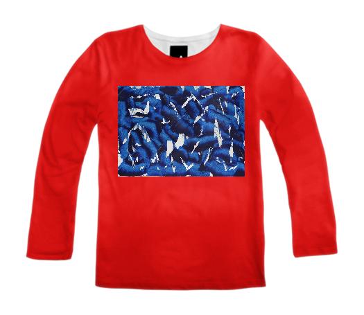 red water splash shirt