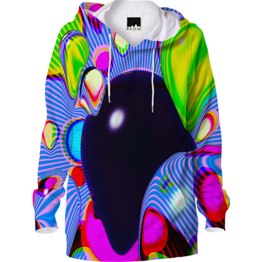 Black sphere hoodie
