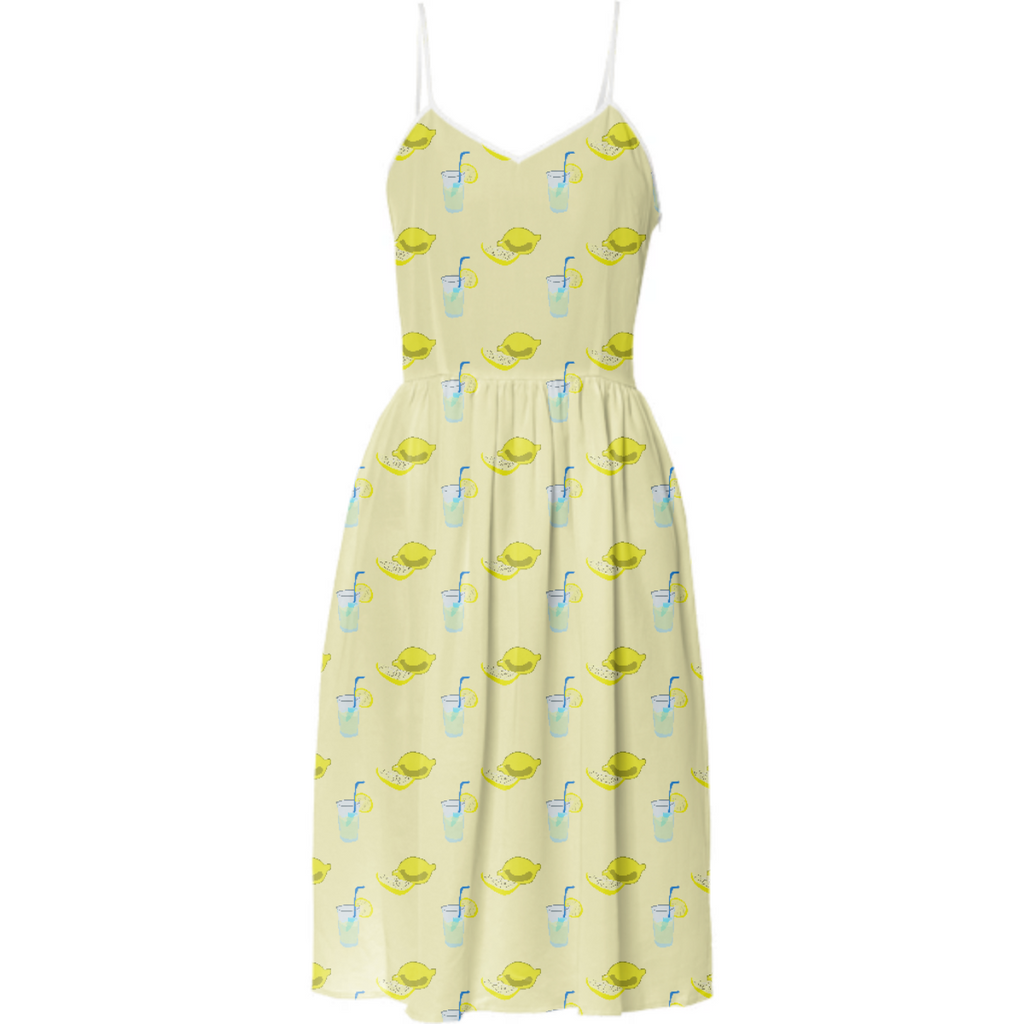 Lemonade Polkadots Summer Dress