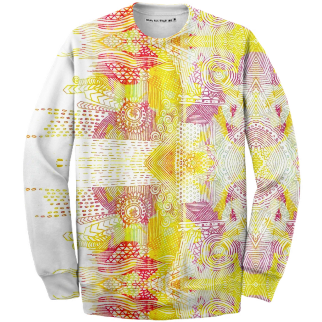 Aztec Sun God Crewneck