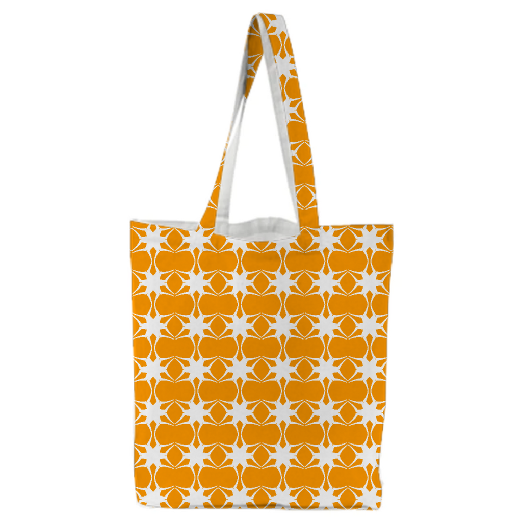 Orange White Geometric