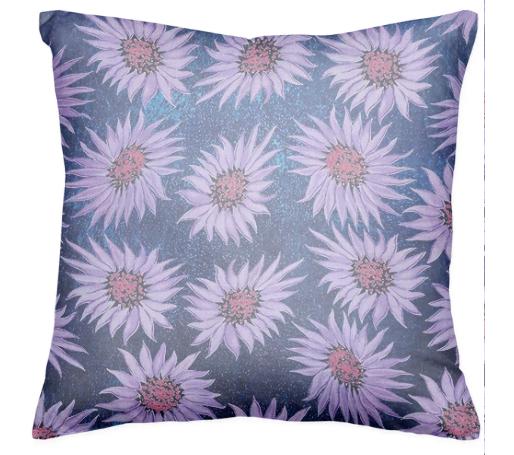 Electric Tribe Floral Pillow