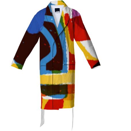Abstract Mod Rainbow Robe
