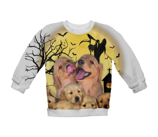 Dog Lover Halloween Kids Sweatshirt
