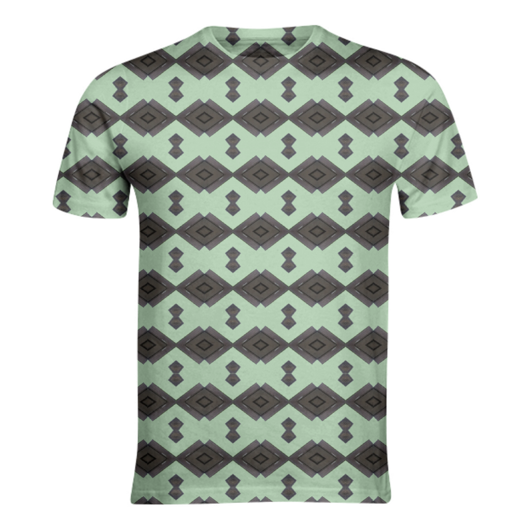 Zigzag in green