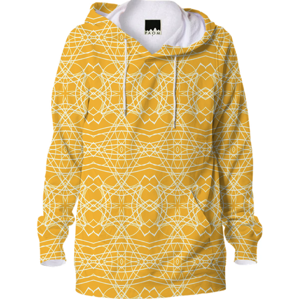 Gold white geometric